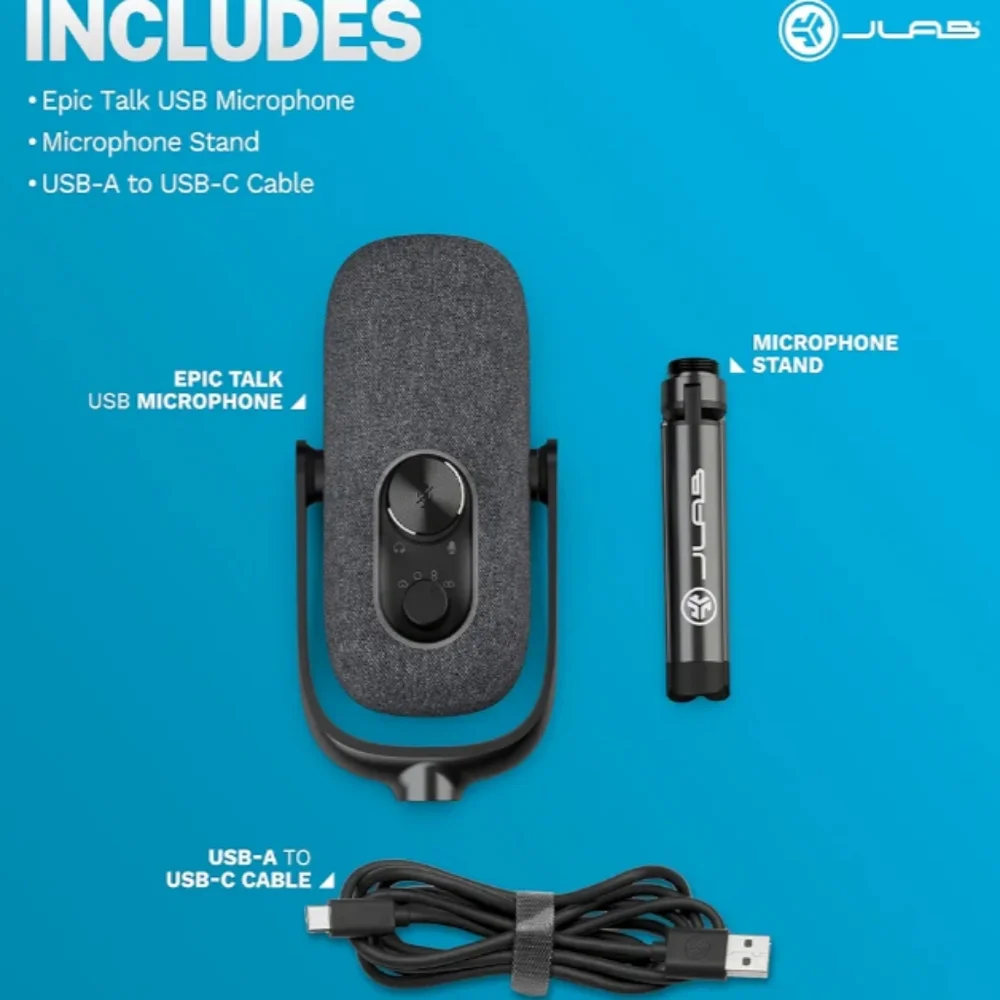 JLab Epic Talk USB Streaming & Casting Microphone